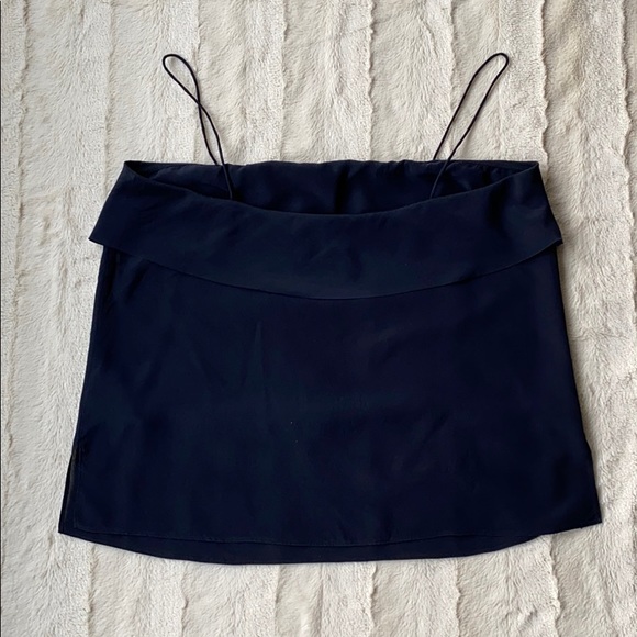 Navy Silk Club Monaco Camisole - Picture 5 of 8